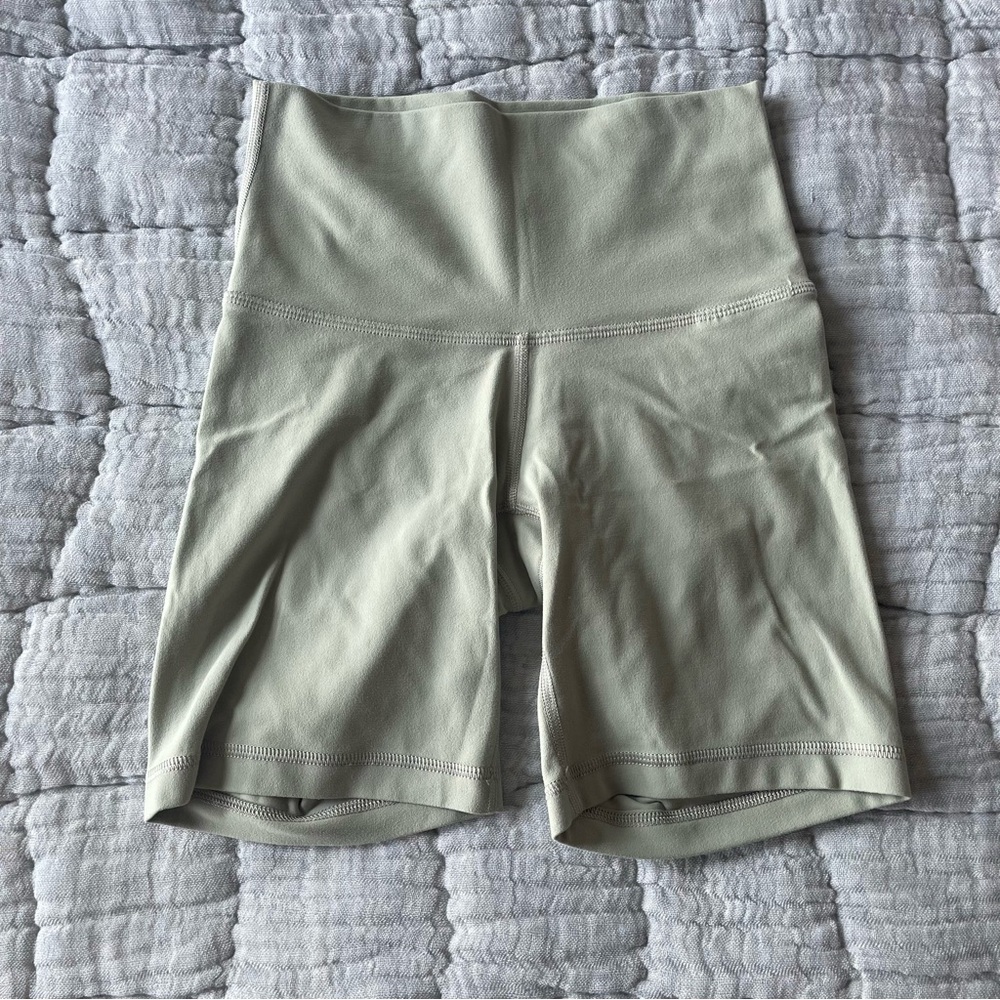 {tna} sage green butter bike shorts